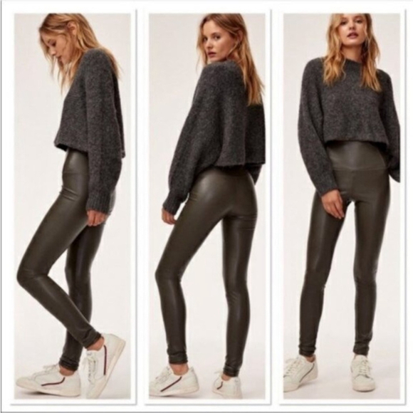 Aritzia Wilfred Free Daria Olive Pant Size S - Picture 1 of 11